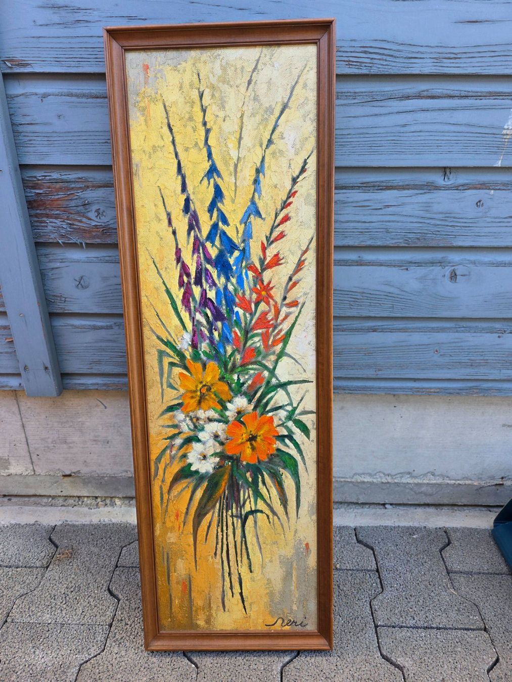Gemälde: Florales Blumen Gemälde - Neri - Lugano – Gebraucht aus Walterswil BE von Lonitti