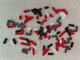 Lego Technik flache runde Lochbalken LotX