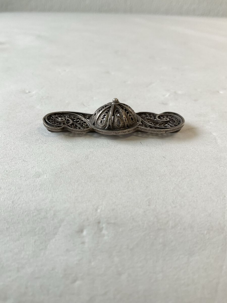 Spille & Fermagli: Ancienne broche, filigrane en argent  – Usato da Malleray venduto da Robot12 3