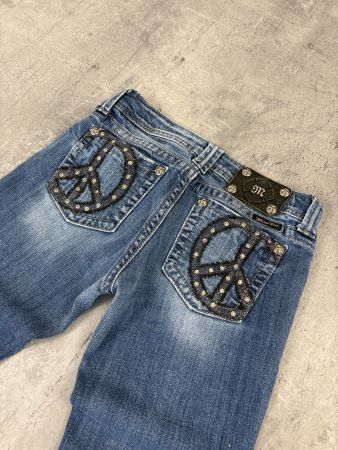 Vintage Miss Me Straight Low Waist Jeans (M)
