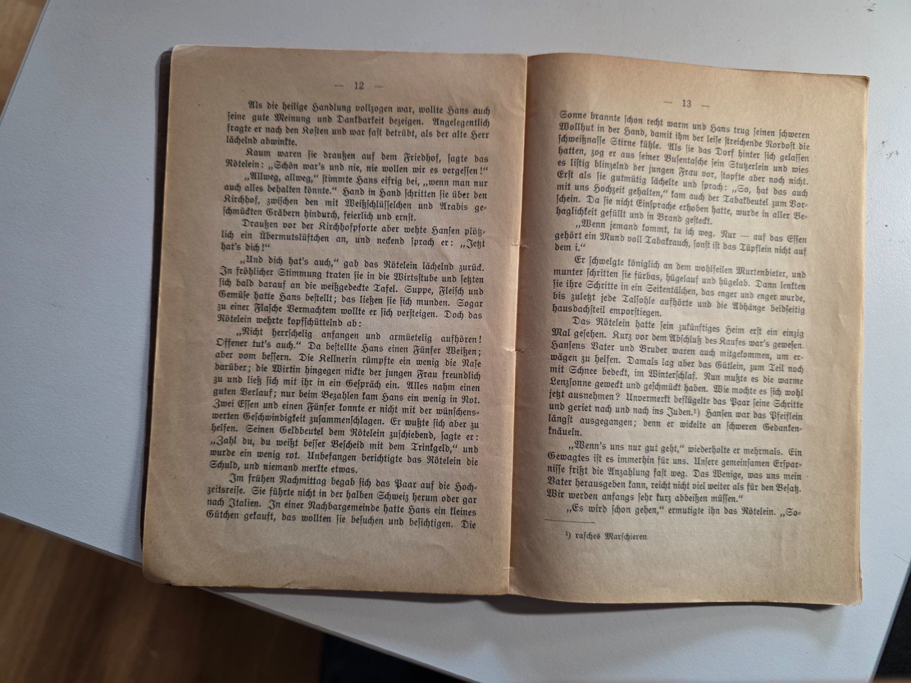 Libri: Das Rötelein - Simon Gfeller - 1915 – Usato da Walterswil BE venduto da Lonitti 2