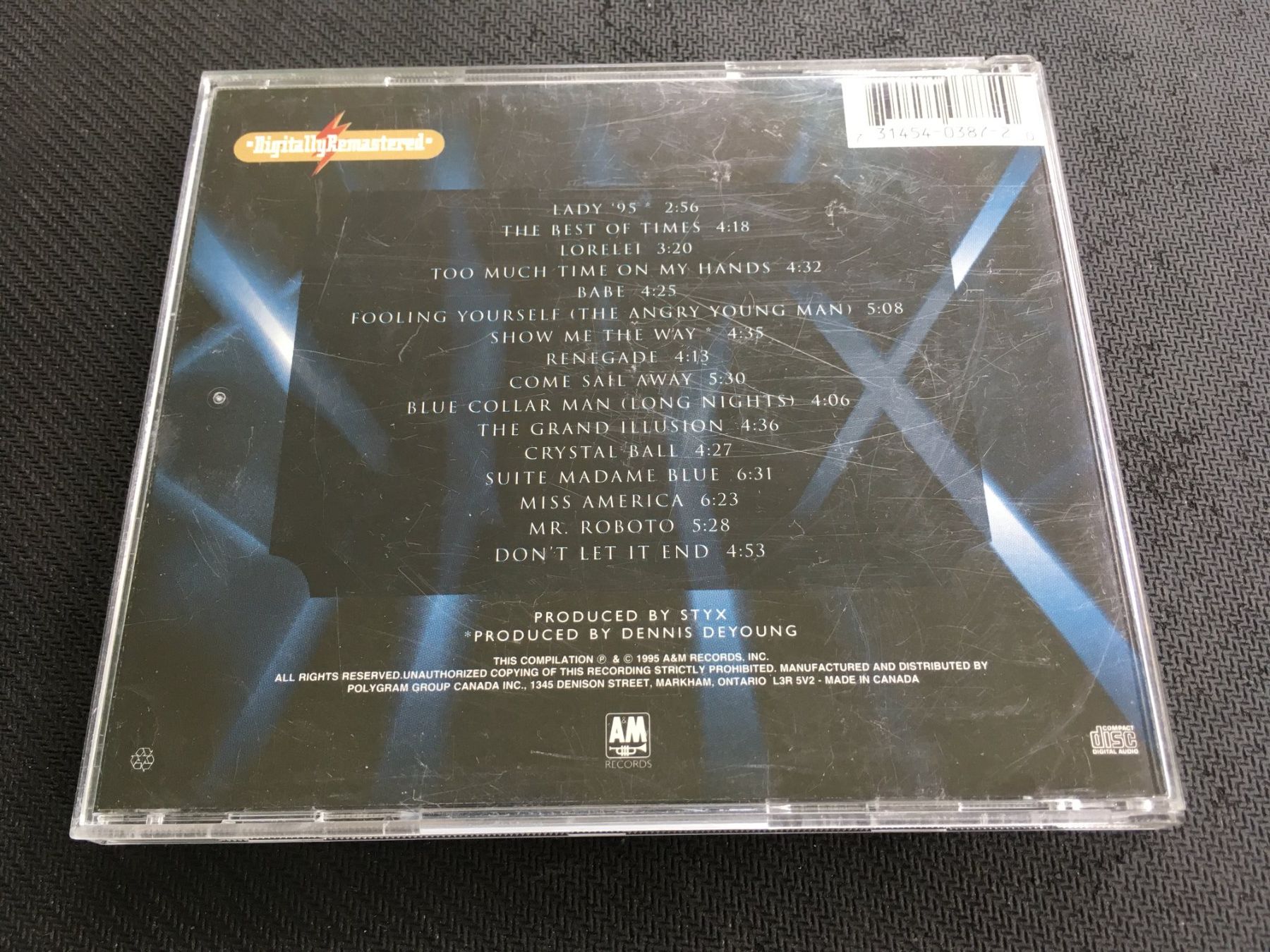 CD: Styx - Greatest Hits -CD- – Usato da St.Gallen venduto da MedienJoe 2