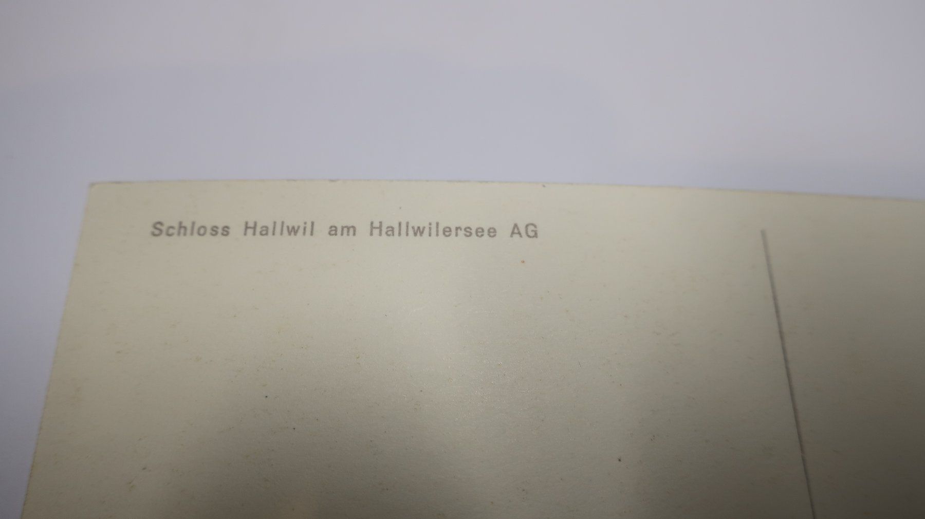 Cartoline postali: Schloss Hallwil am Hallwilersee AG – Usato da Cormoret venduto da Pascalll2001 3