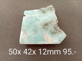 Schöne LARIMAR -Platte 50x42x12 mm