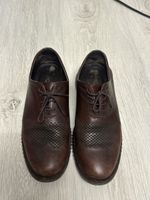 Herren Halbschuhe HOTIC Leder braun Grösse 41 guter Zustand