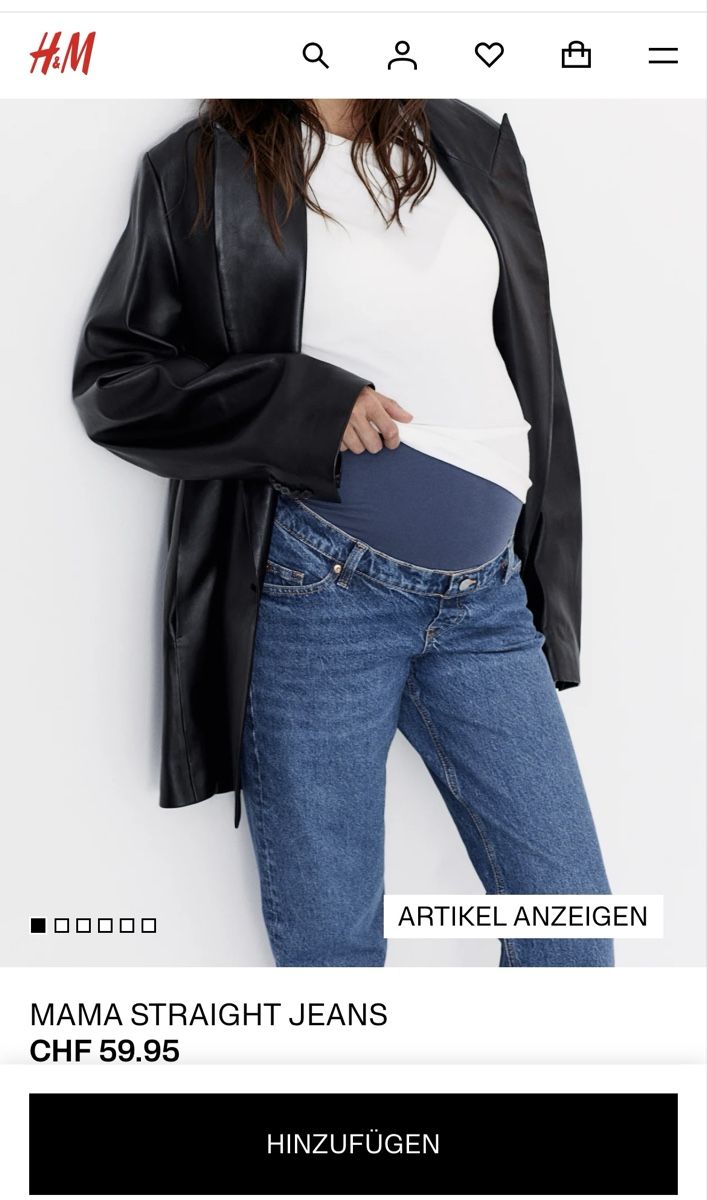 Jeans: H&M Mama maternity/pregnancy jeans – Usato da Zürich venduto da The_Renew_Project 7