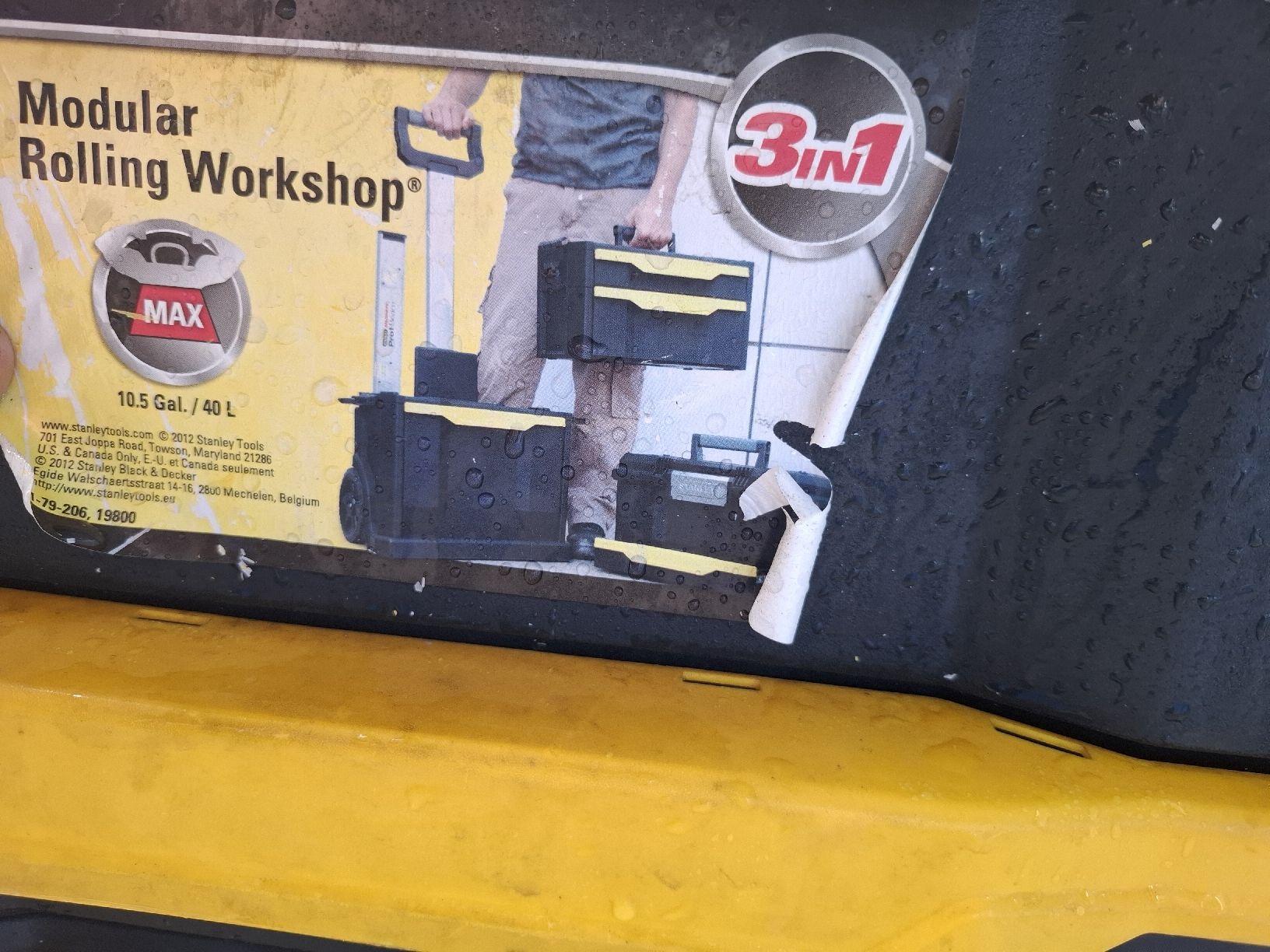 Stanley Tutti gli attrezzi: Stanley 3-in-1 Modular Rolling Workshop Werkzeugkoffer Set – Usato da Bowil venduto da Yfazer 9