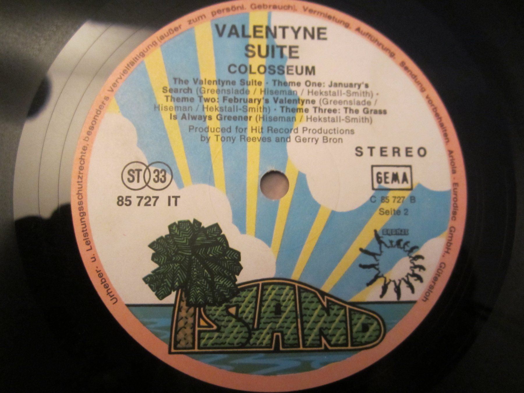 Dischi in vinile: Colosseum - Valentine Suite LP !!!! – Usato da Volketswil venduto da nemo2000 5