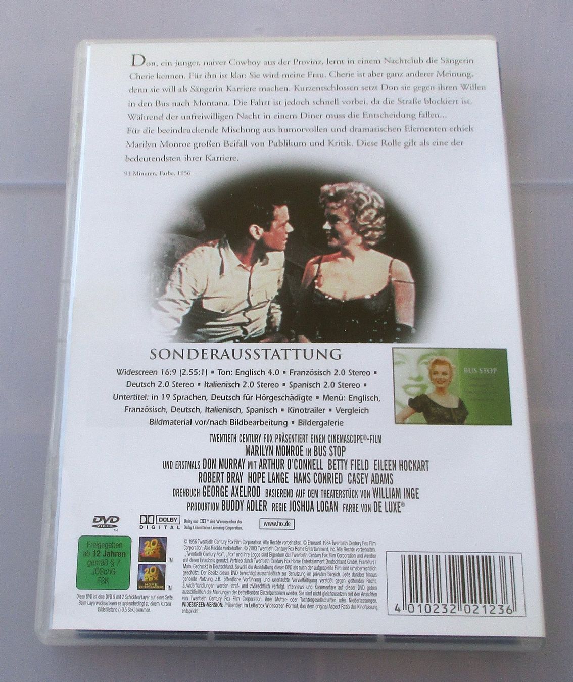 Tutti i DVDs: BUS STOP - Marilyn Monroe – Usato da Wattwil venduto da Muriel10 1