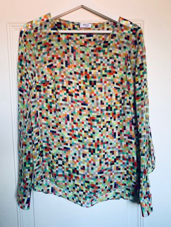 Beautiful printed blouse Akris Punto 34