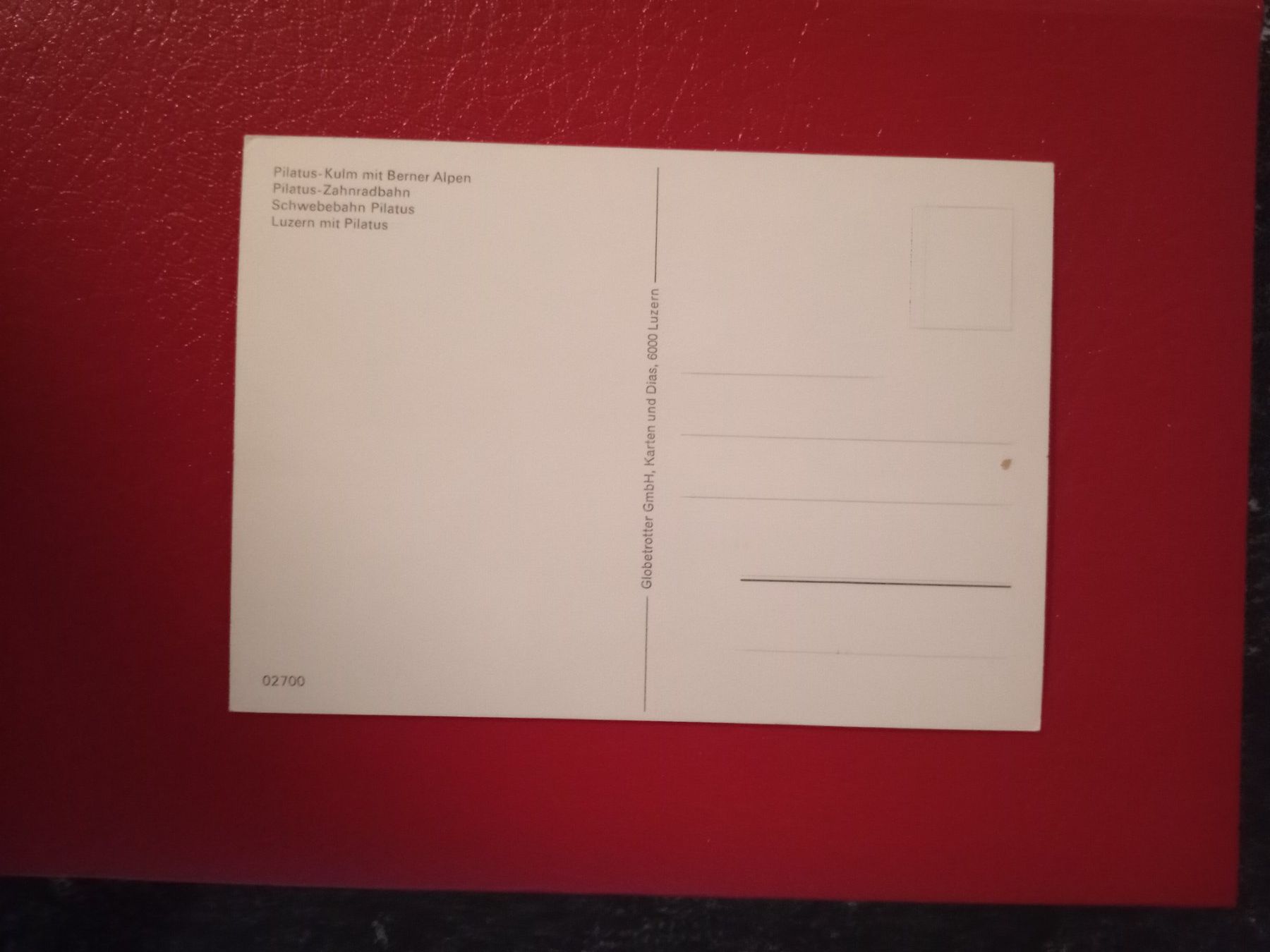 Cartoline postali: AK Pilatus Luzern Bahnen – Usato da Küttigen venduto da Melisch1000 1