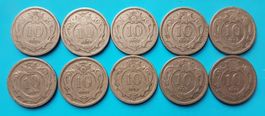 Lot - Sammlung - 10 Heller - Österreich - 1893 (10 Stück)