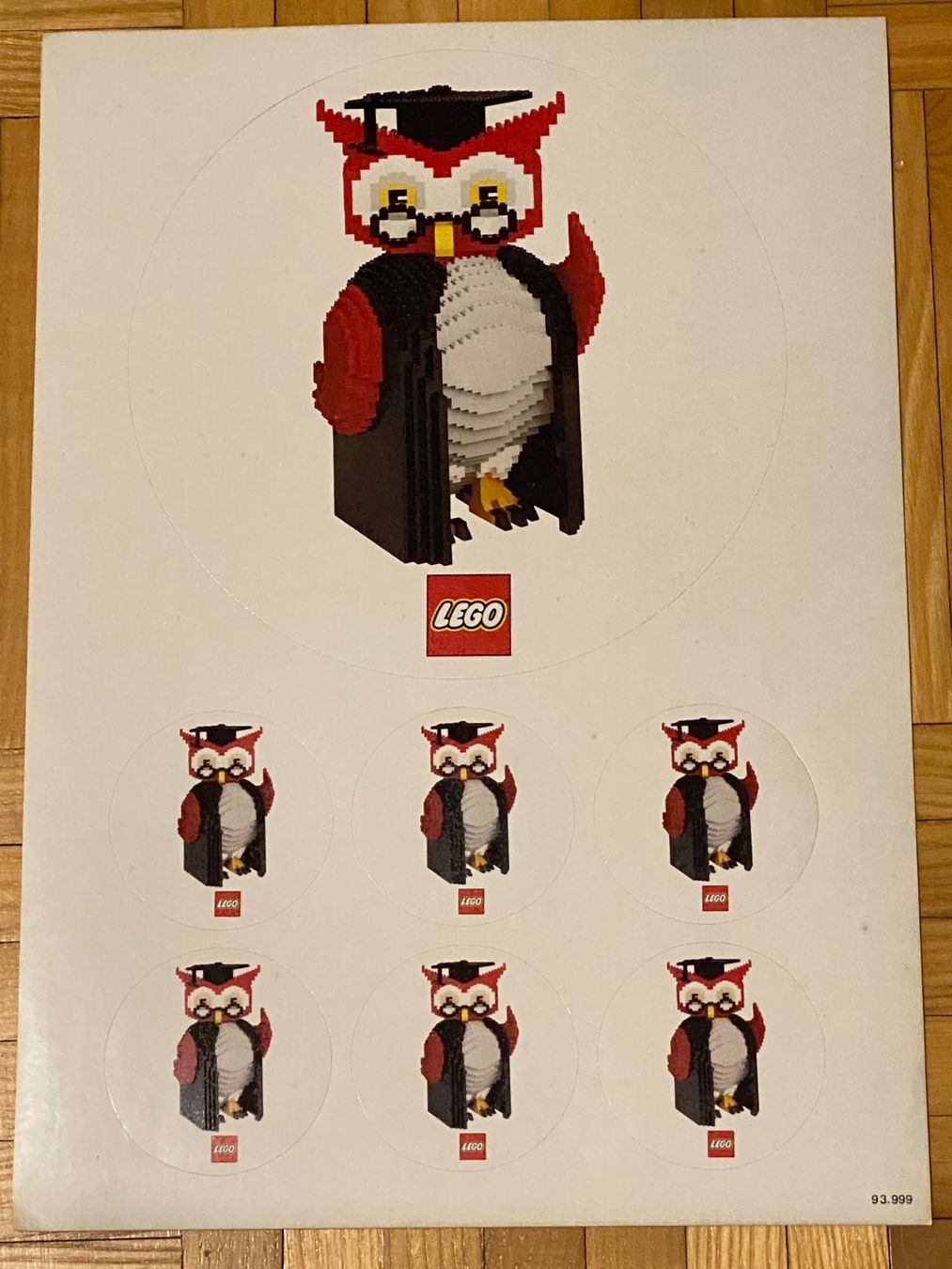 Sticker: Sticker Bogen Lego Dacta Owl – Nuovo (secondo la descrizione) da Eschlikon TG venduto da ArtRecBrick