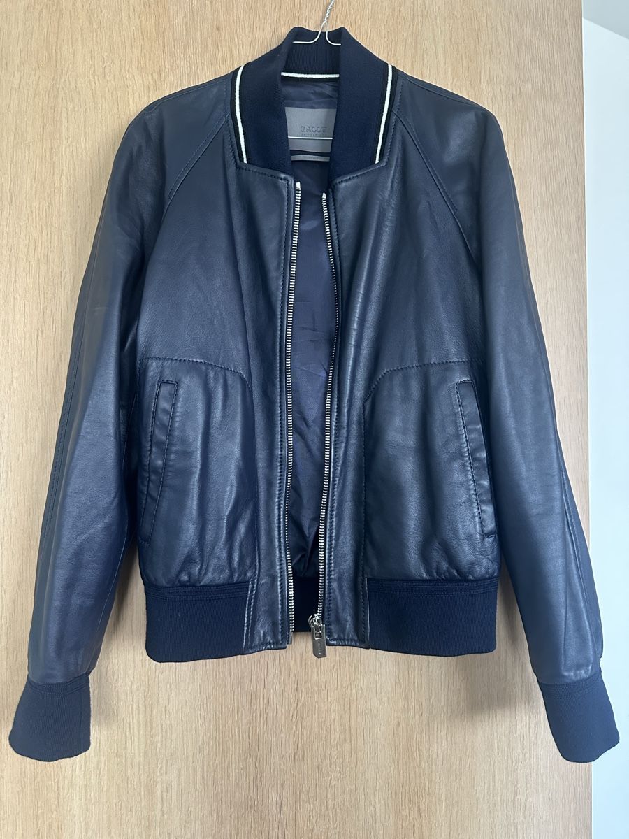 Bally Giacche: Bally Leather Bomber Jacket, Size 46, Excellent Condition – Nuovo (secondo la descrizione) da Richterswil venduto da Ramar05