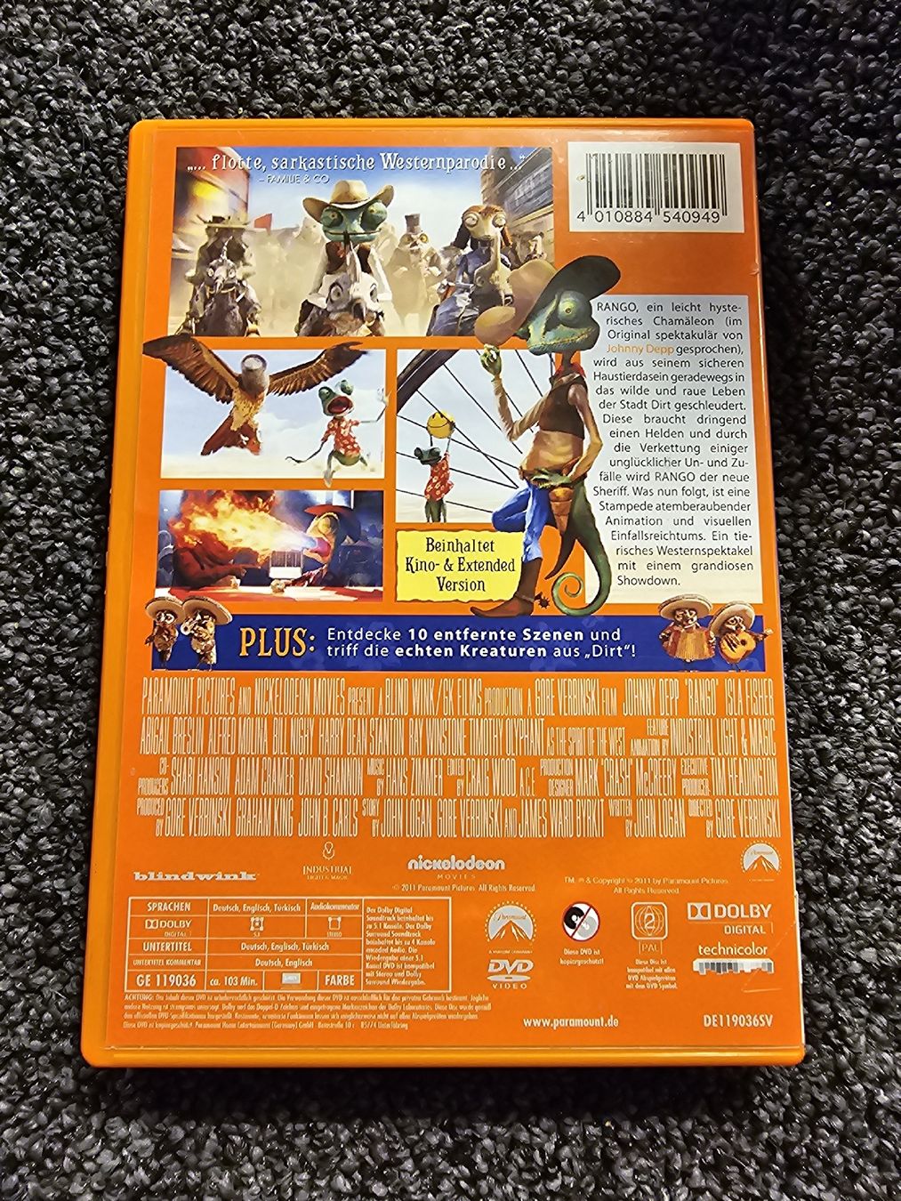 Tutti i DVDs: Rango DVD (19598) – Usato da Ruswil venduto da jan_bxl5 1