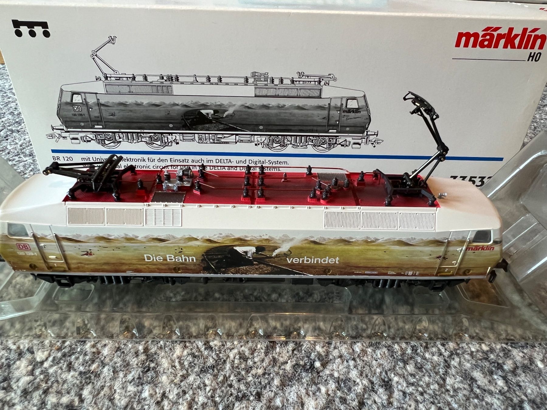 Märklin Modelleisenbahnen: Märklin 33532 BR120 "Die Bahn verbindet" Digital – Neu (gemäss Beschreibung) aus Sion von noe_b5w8 1