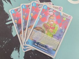 4x One Piece TCG - Mr.3 (Galdino) EN