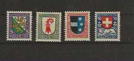 timbre Pro Juventute 1926 J37 - J40 ** SBK 10.00