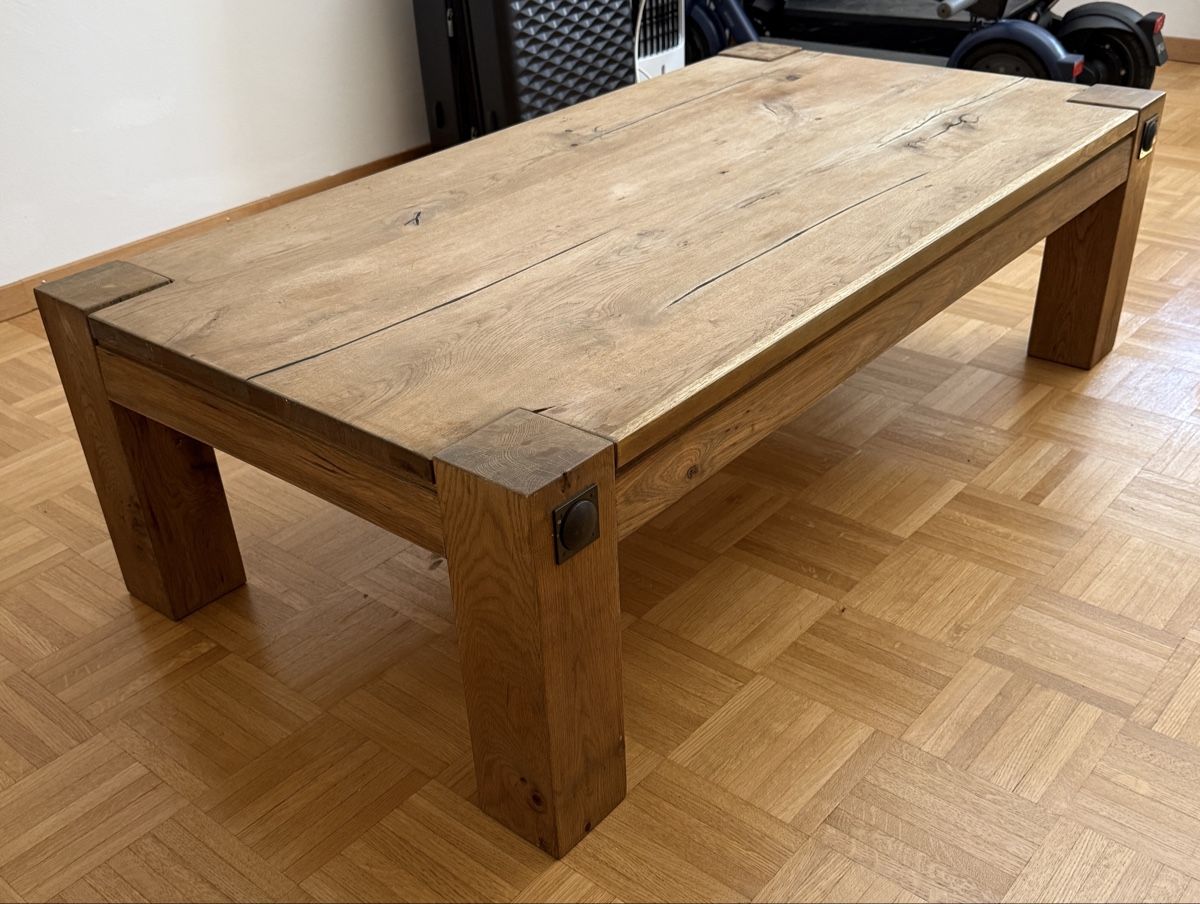 Tables: TRAVERS Couchtisch – massive Eiche – D'occasion à Luzern par Qupawo