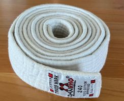 Gürtel DANRHO, Weiss, Kampfsport, Judo, Jiu-Jitsu