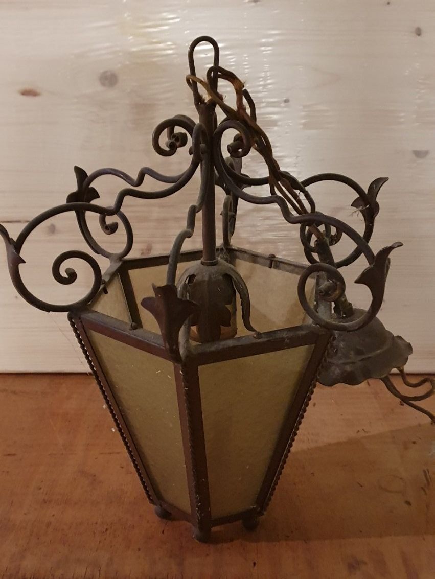 Lampade: Sehr Alte 6 Eck Hänge Lampe – Usato da Läufelfingen venduto da jac_vp95