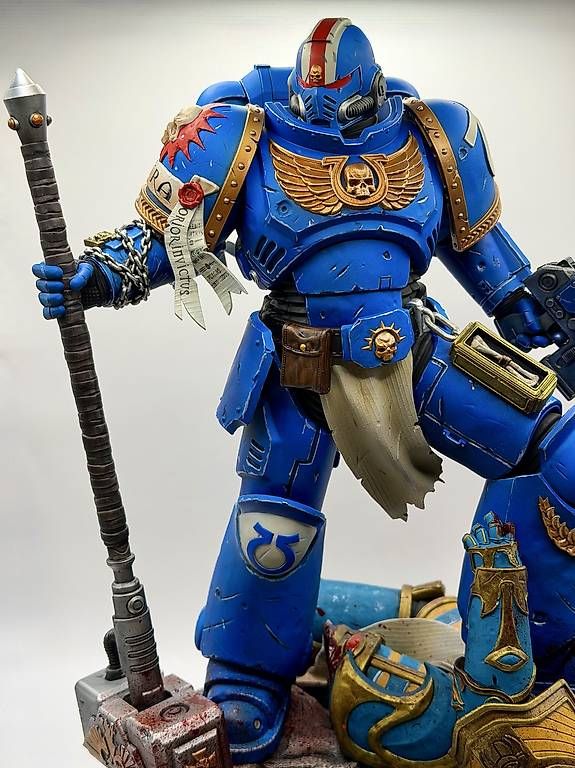 Kit di modellismo & Modellini statici: Warhammer 40k Statue -  Space Marine Captain Titus – Nuovo (secondo la descrizione) da Rüschlikon venduto da Monster87 1