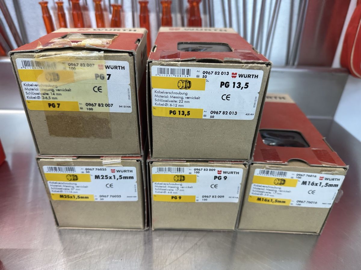 Altro per industria metallurgica: Kabelverschraubung Set neu konvolut – Nuovo (secondo la descrizione) da Schwende venduto da weesli 6