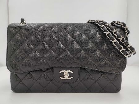 ✨ Chanel Classic Flap Bag Jumbo – Schwarz – Caviar ✨