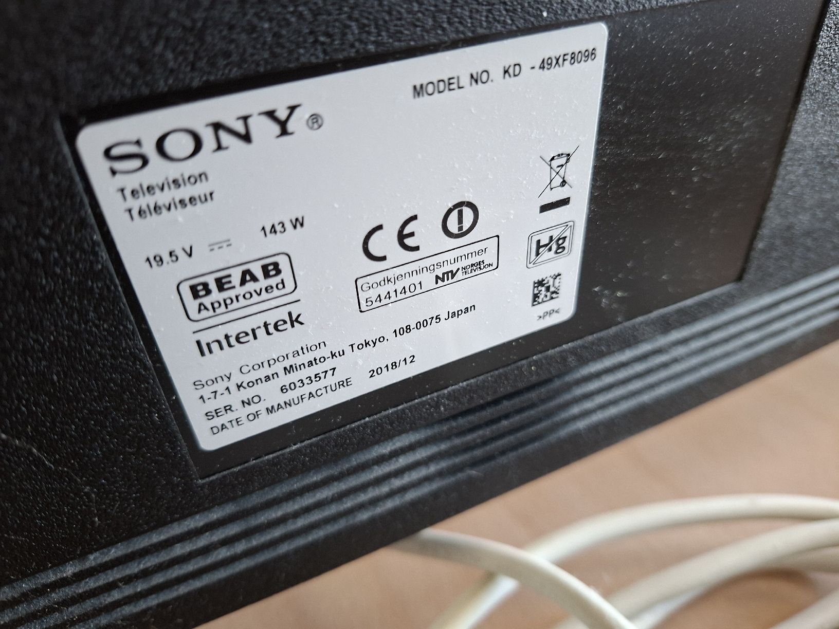 Sony Televisori: Fernseher – Usato da Grenchen venduto da fairesangebot 1