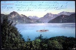 VITZNAU Vierwaldstättersee Dampfschiff