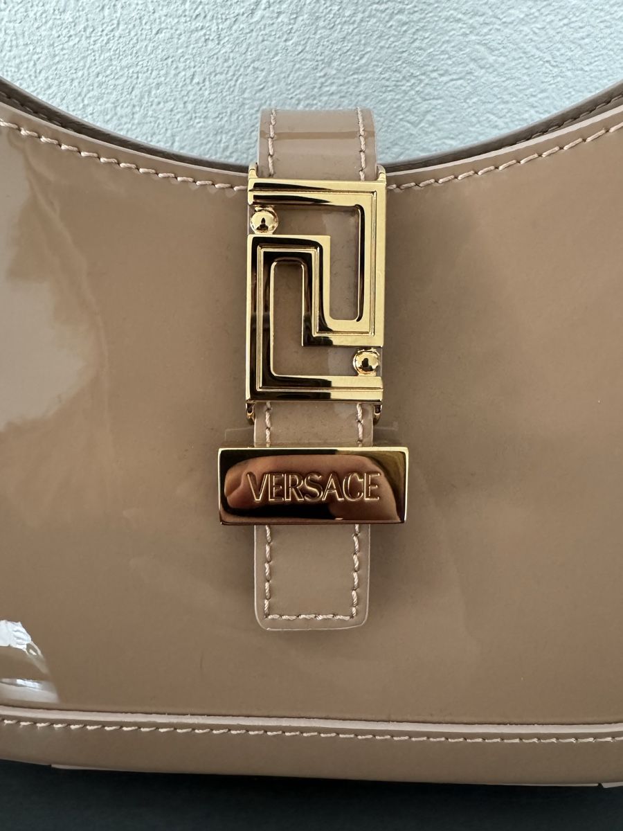 Versace Taschen für Damen: Versace pochette in nude patent leather – Neu und originalverpackt aus Dübendorf von fra_h2bp 3