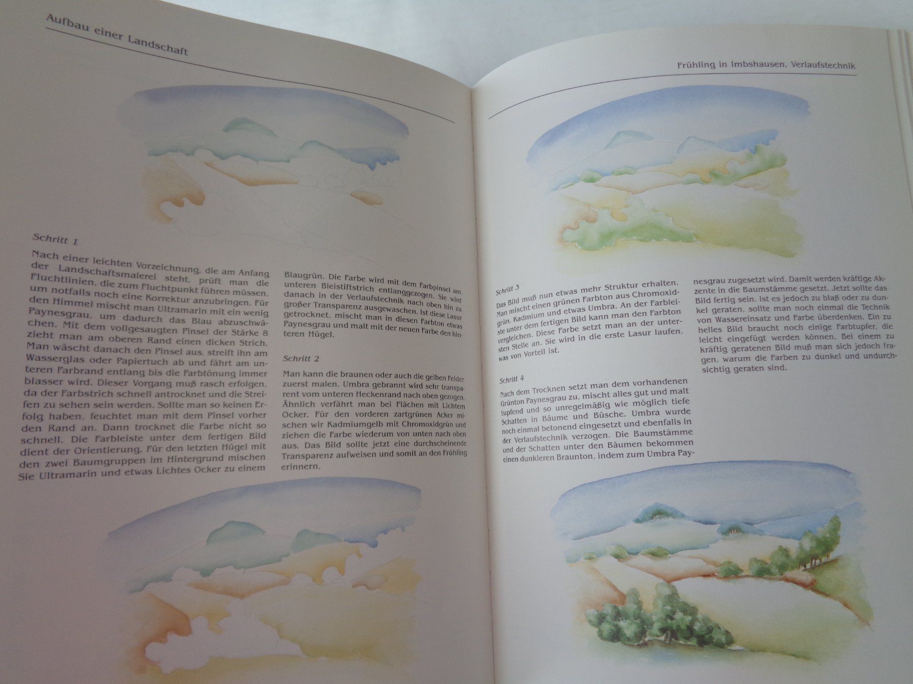 Libri: Landschaftsaquarelle Technik u.Komposition persönlichen Stil – Usato da Chur venduto da Oregano1 8