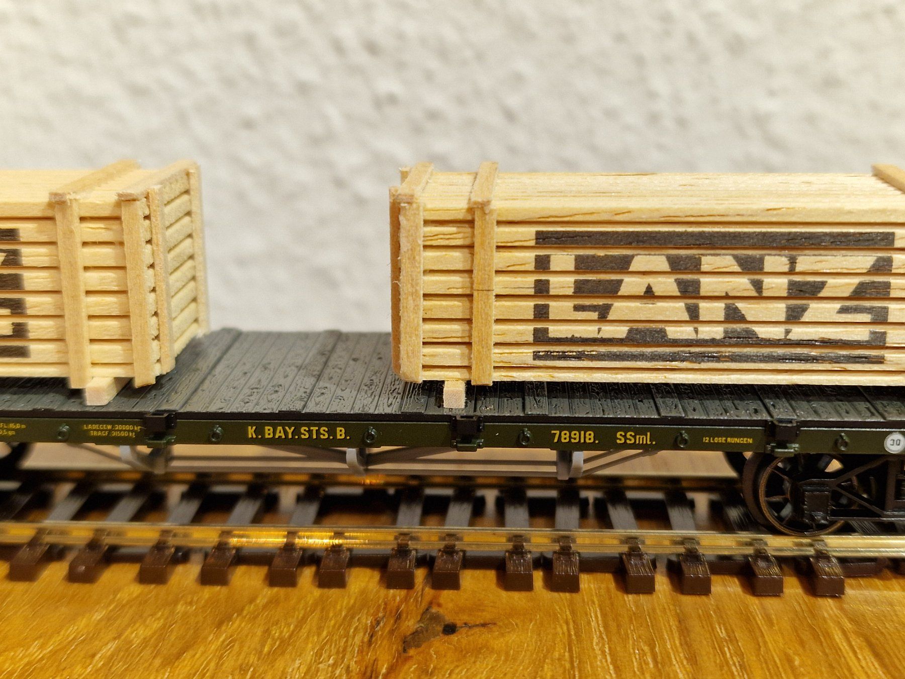 Märklin Trains électriques: Flachwagen mit Ladegut H0 – D'occasion à Matten b. Interlaken par lor_hr9w 3