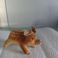 Steiff kleines 7cm grosses Wildschwein Frischling um 1968