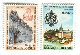 Briefmarken "Architektur". Belgien