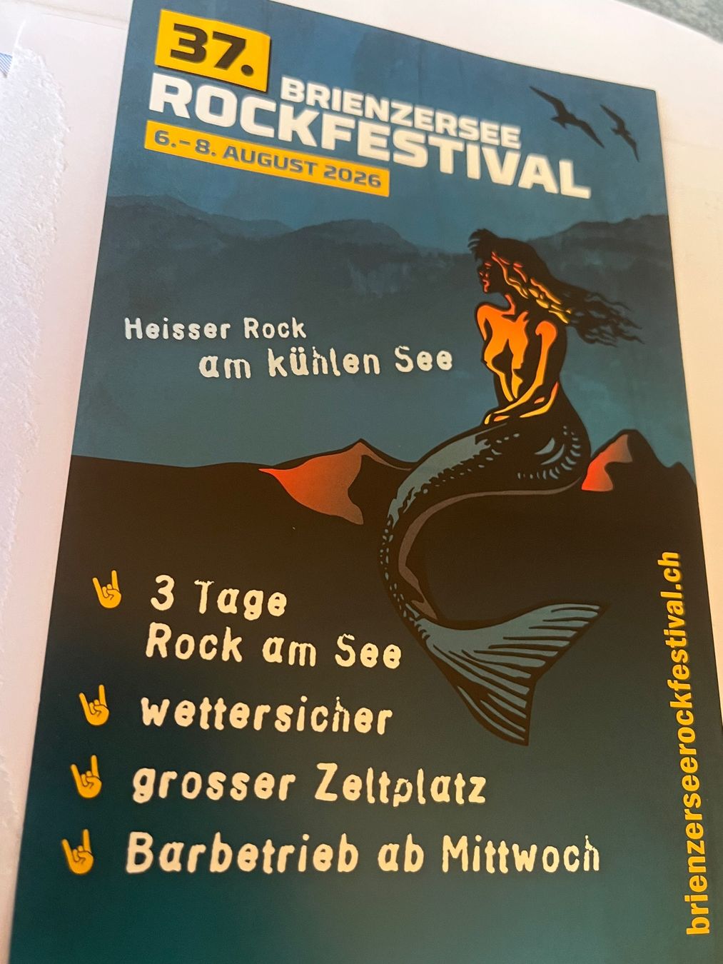 Biglietti: 3Tagespass Brienzersee Rockfestival – Usato da Auenstein venduto da massey01