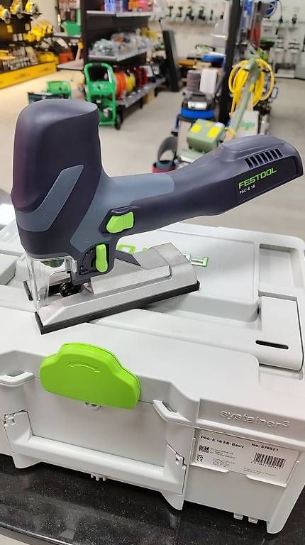 Festool Sägen: Festool Stichsäge PSC-E 18 EB-Basic 190.- statt 277.- – Neu und originalverpackt aus Urdorf von WeMaWe