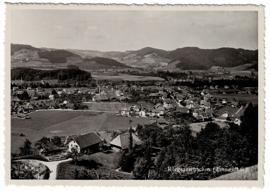 Cartoline postali: Rüegsauschachen um 1940-45 – Usato da Frauenfeld venduto da POML