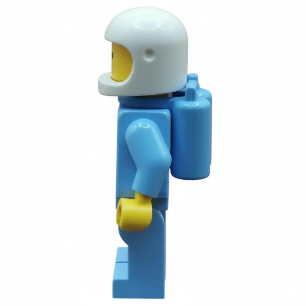 Lego Baukästen: Lego Classic Space Astronaut Minifigur Hellblau Neu – Neu und originalverpackt aus Hinwil von spiele-pirat 5