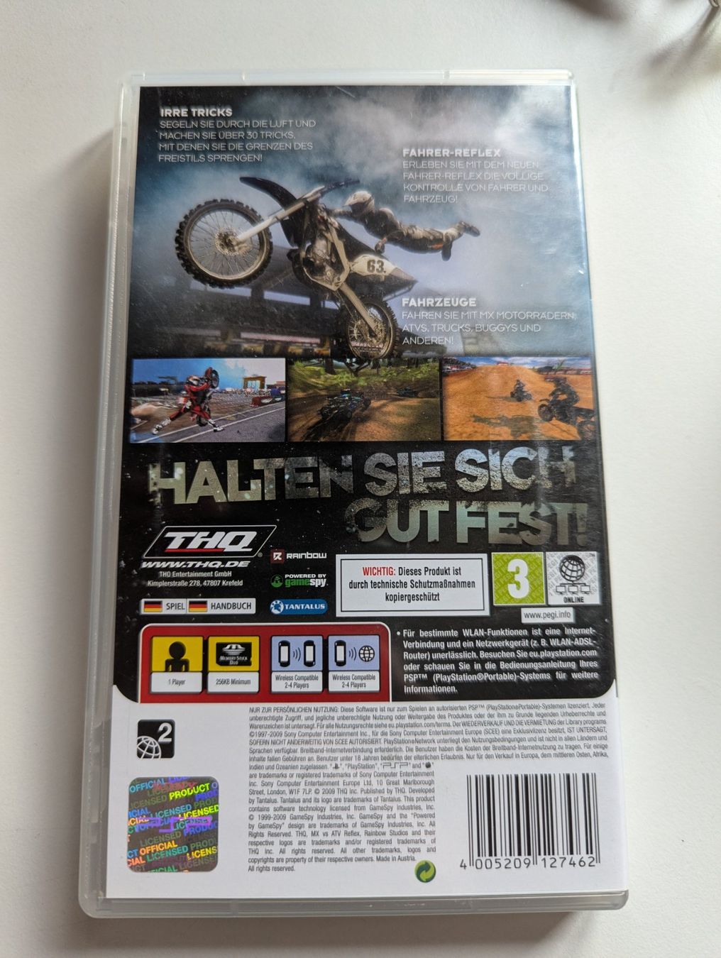 Sony Giochi: REFLEX MX vs ATV - PSP Playstation Game – Usato da Hünenberg See venduto da SpecialEditionGaming 1