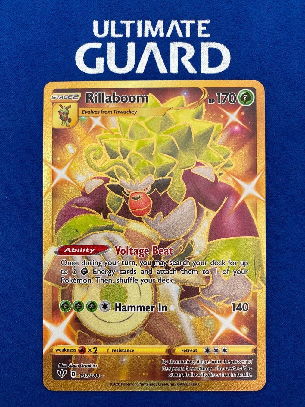 Pokémon Sammelbilder & Trading cards: Pokemon TCG - Rillaboom EN Gold – Neu (gemäss Beschreibung) aus Lyss von DeaDiLuna