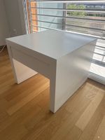 Beistelltisch weiss mit Schublade neuwertig/Schreinerarbei