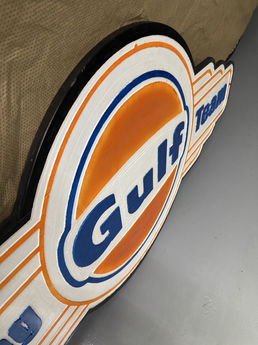 Gulf Oil Schilder: Gulf Racing ￼Team XXL Schild – Gebraucht aus Widnau von RetoW01 2