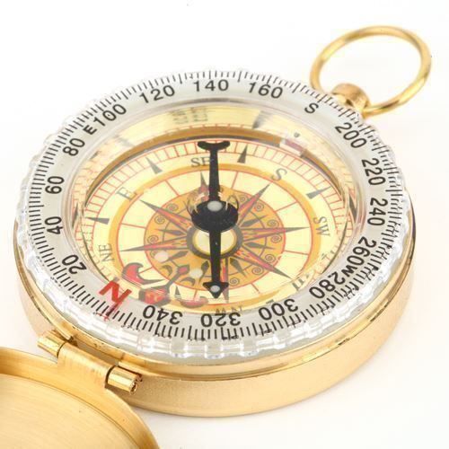 GPS & Messgeräte: Marschkompass Compass Kompass in Gold – Neu (gemäss Beschreibung) aus Thun von thunshop 2