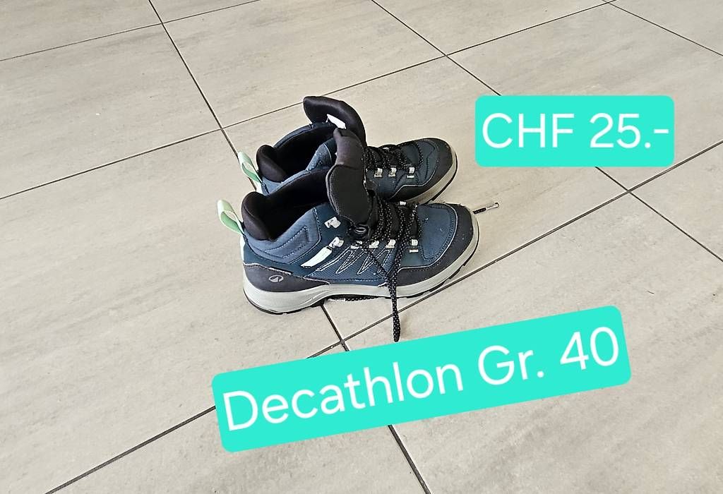 Decathlon Scarpe da donna: Wanderschuhe Decathlon Gr. 40 – Usato da Walchwil venduto da Sandy08