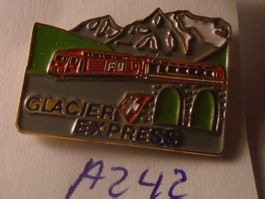 1 Glacier Express Eisenbahn Pin (A242)