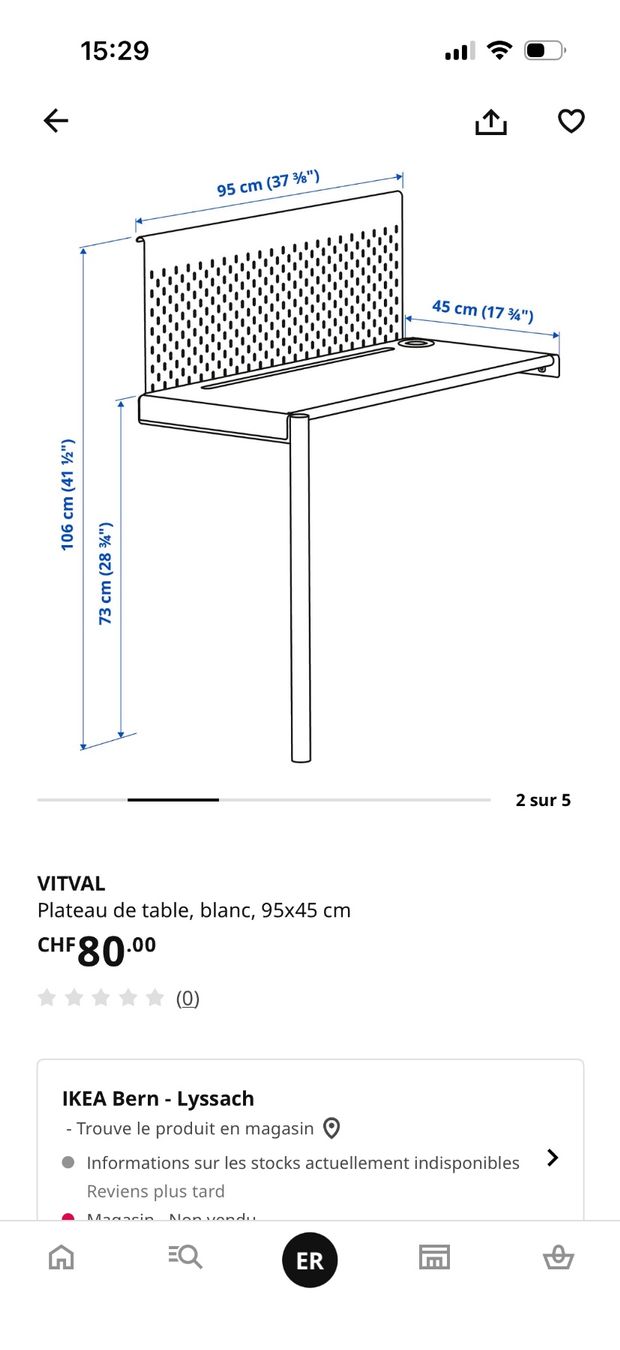 Ikea Letti: Lit mezzanine – Usato da Fribourg venduto da eli_fl7x 4