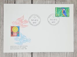 CL09 Enveloppe + Timbre Suisse 1976