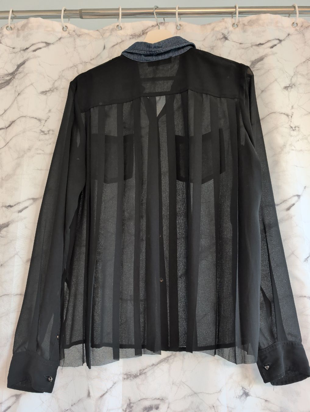 Diesel Camicette: Diesel Bluse transparent schwarz Grösse S – Nuovo (secondo la descrizione) da Lohn-Ammannsegg venduto da GuessT 1
