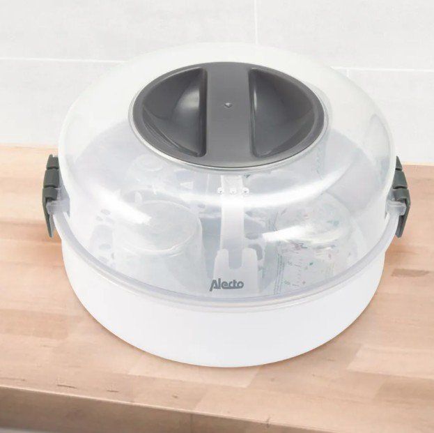 Pasti del neonato: Alecto Flaschen Sterilisierer BW-04, Weiss – Nuovo e nell'imballaggio originale da Bassersdorf venduto da COOL-AG 1